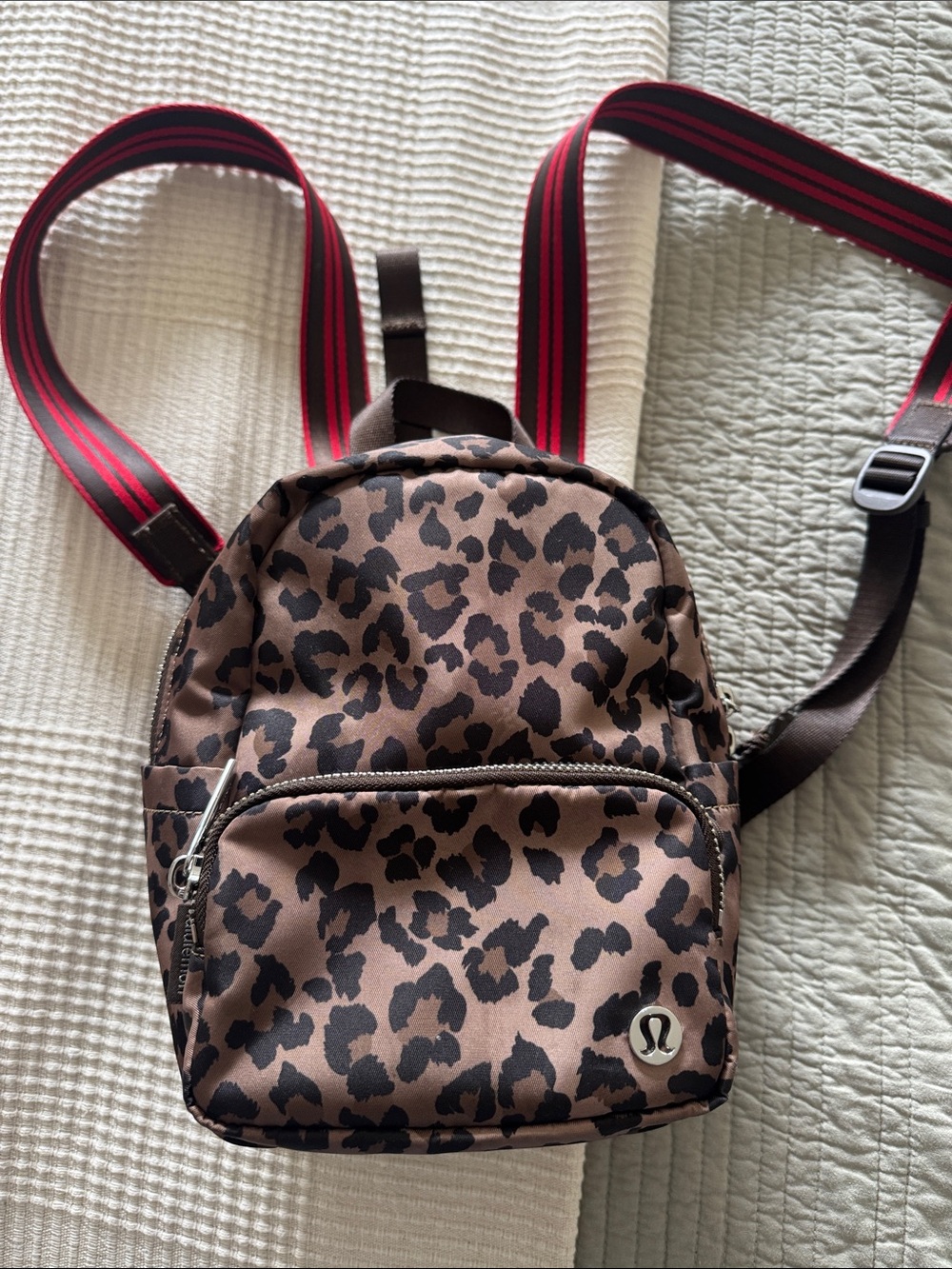 Lululemon leopard backpack bag